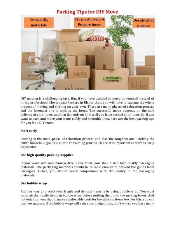 packing tips for diy move