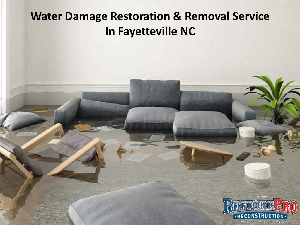water damage restoration removal service