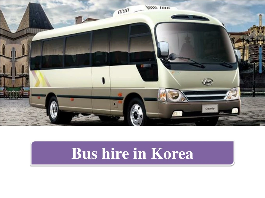 bus hire in korea