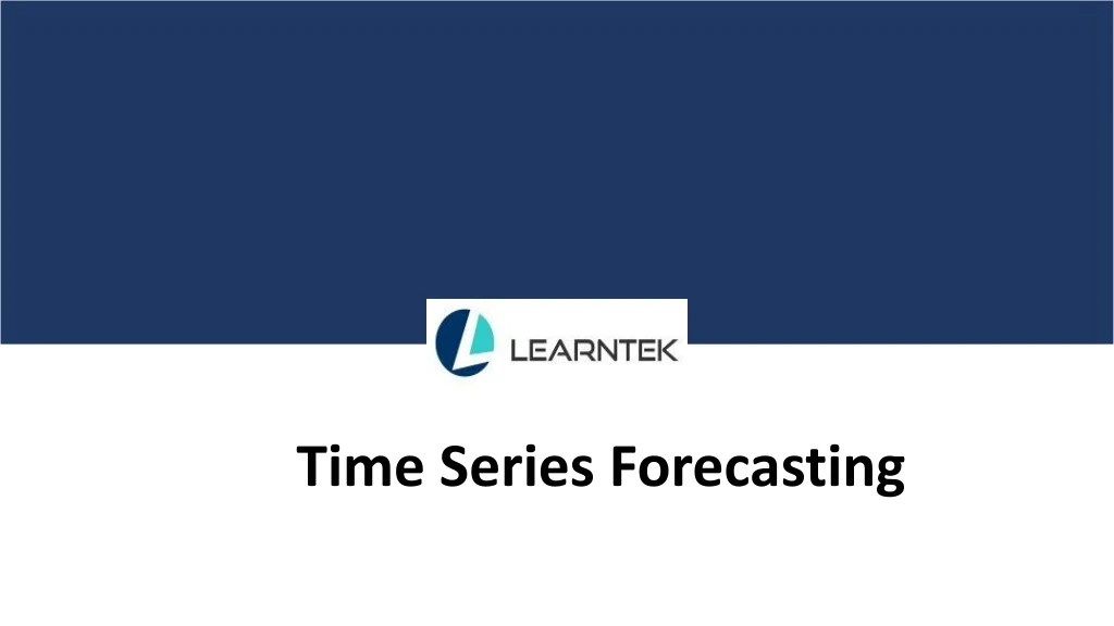 time series forecasting