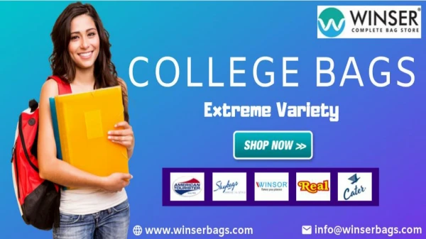 College Bags, New Arrivals For Your New Season Look!