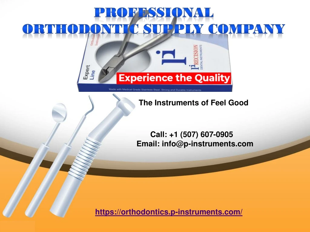 professional orthodontic supply company