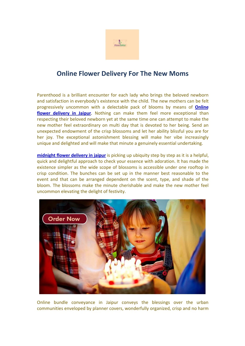 online flower delivery for the new moms