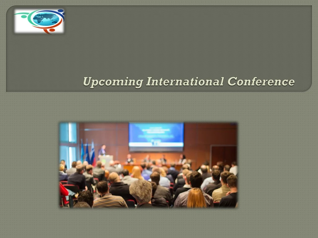 upcoming international conference