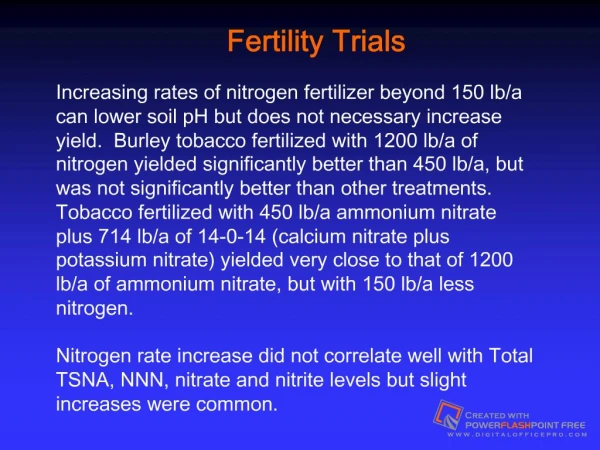 Fertility Trials