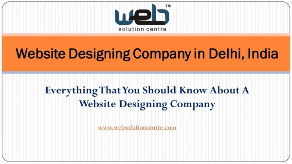 Best Website Designing Company In India