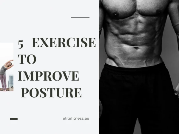 Exercises to improve posture