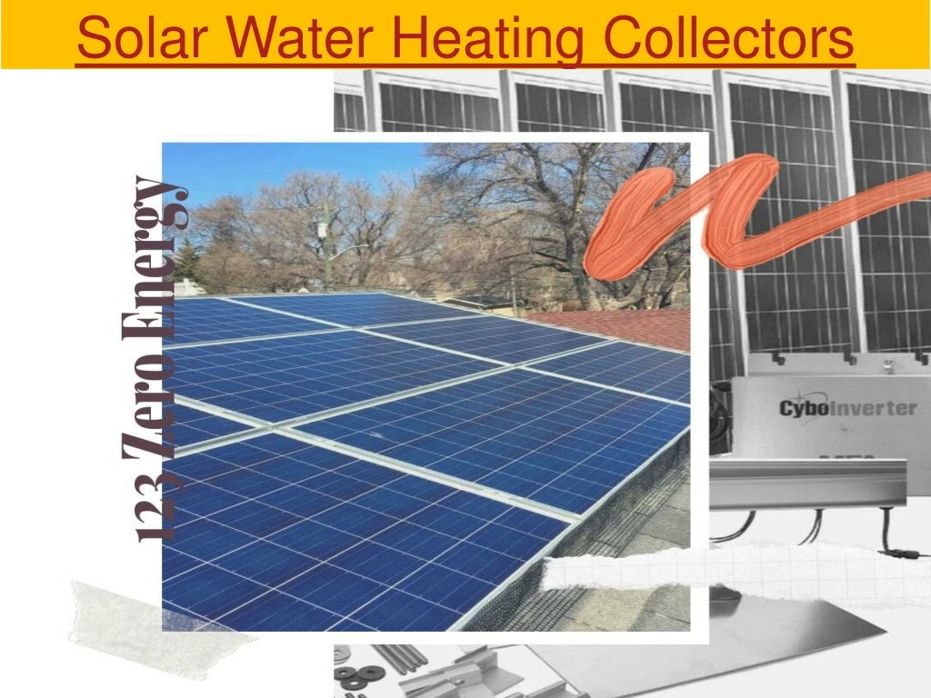 solar water heating collectors
