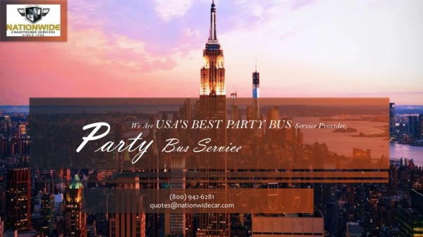 Affordable Party Bus Services Near Your Location