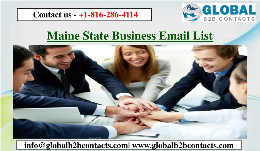 maine state business email list
