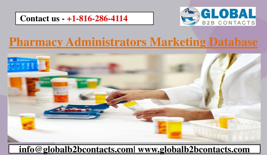 pharmacy administrators marketing database