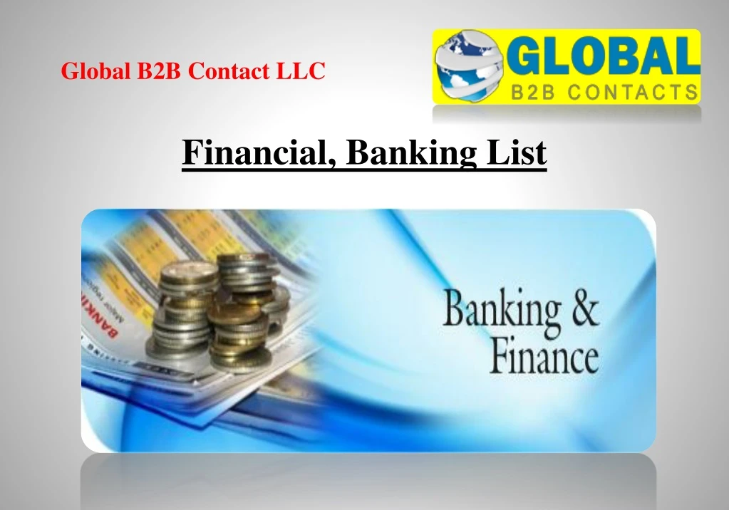 financial banking list