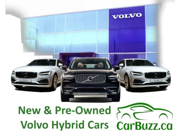 New & Pre-Owned Volvo Hybrid Cars