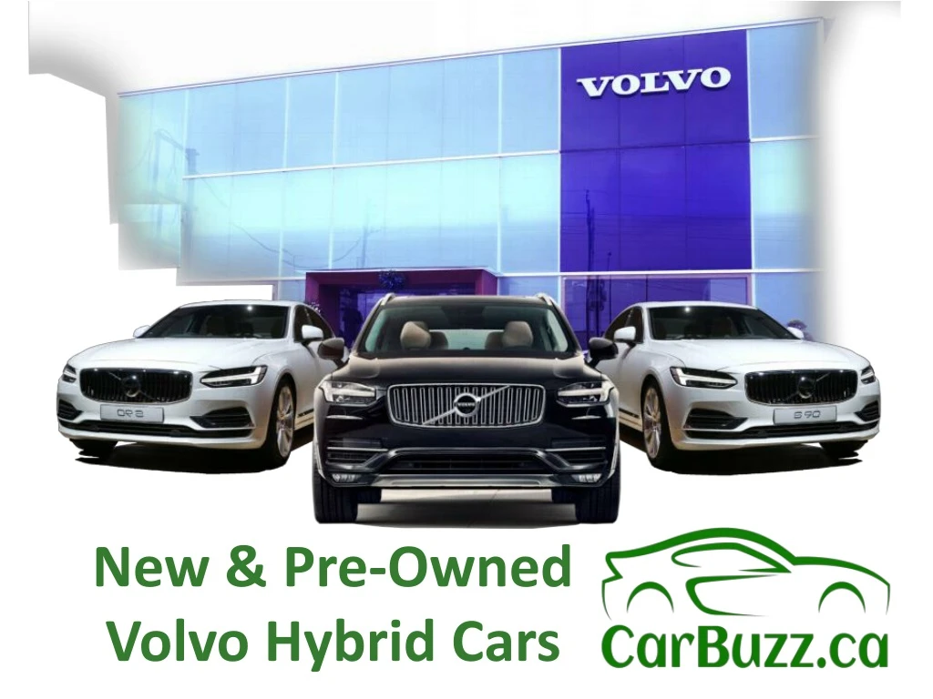 new pre owned volvo hybrid cars