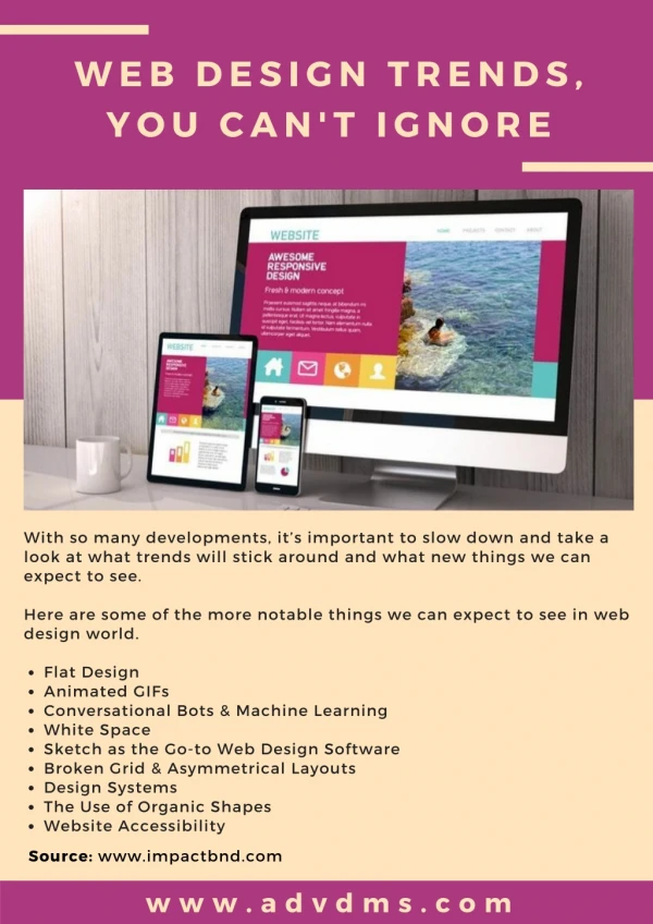 Web Design Trends, You Can't Ignore
