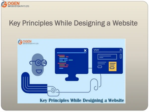 Key Principles While Designing a Website