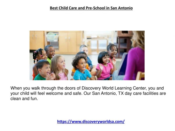 best child care and pre school in san antonio