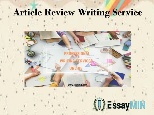 EssayMin is Offering Professional Article Review Writing Service