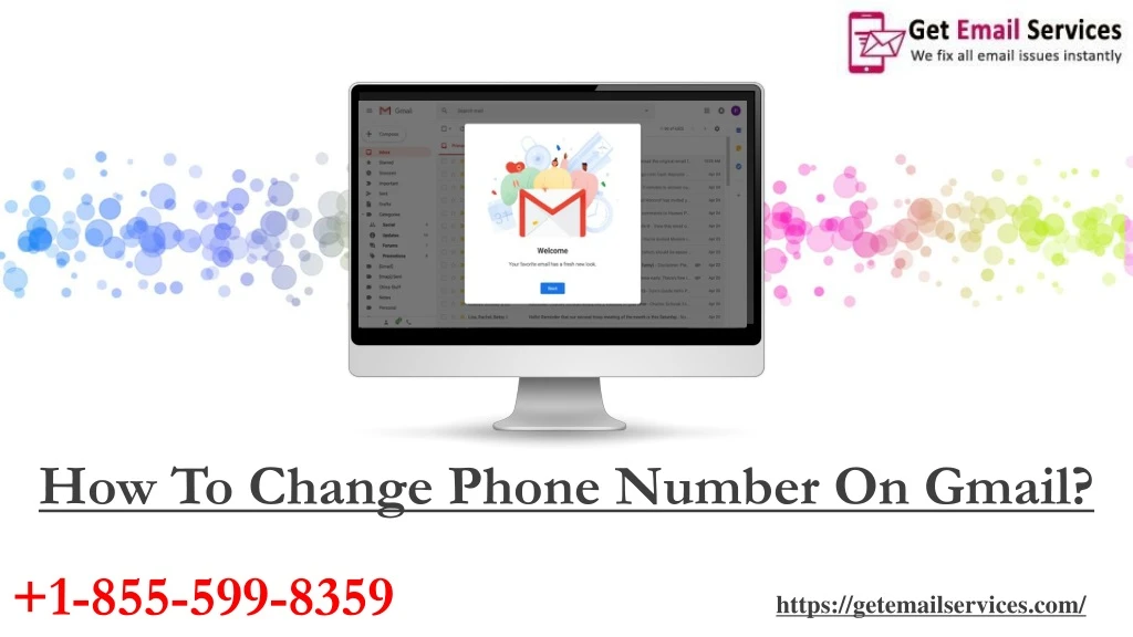 how to change phone number on gmail