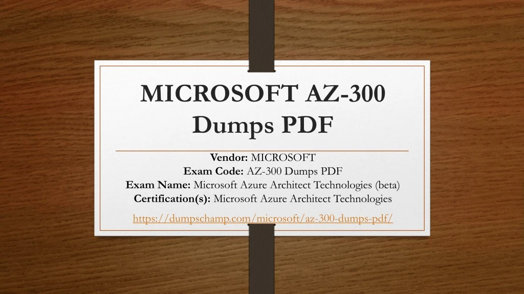 microsoft az 300 dumps pdf