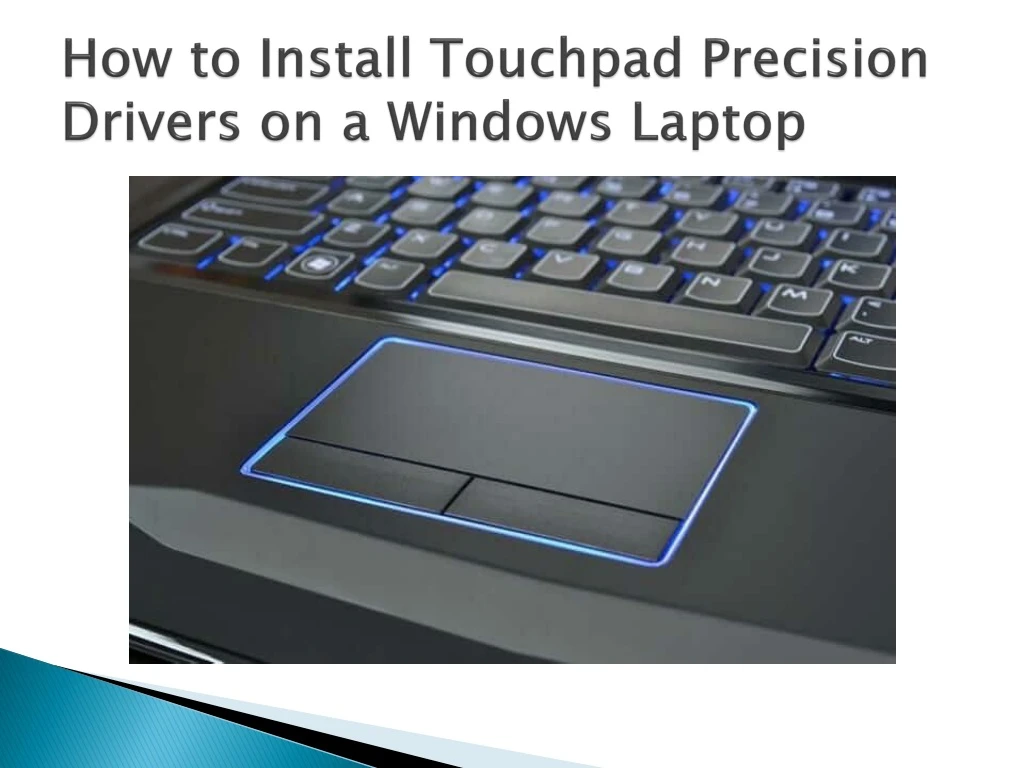 how to install touchpad precision drivers on a windows laptop