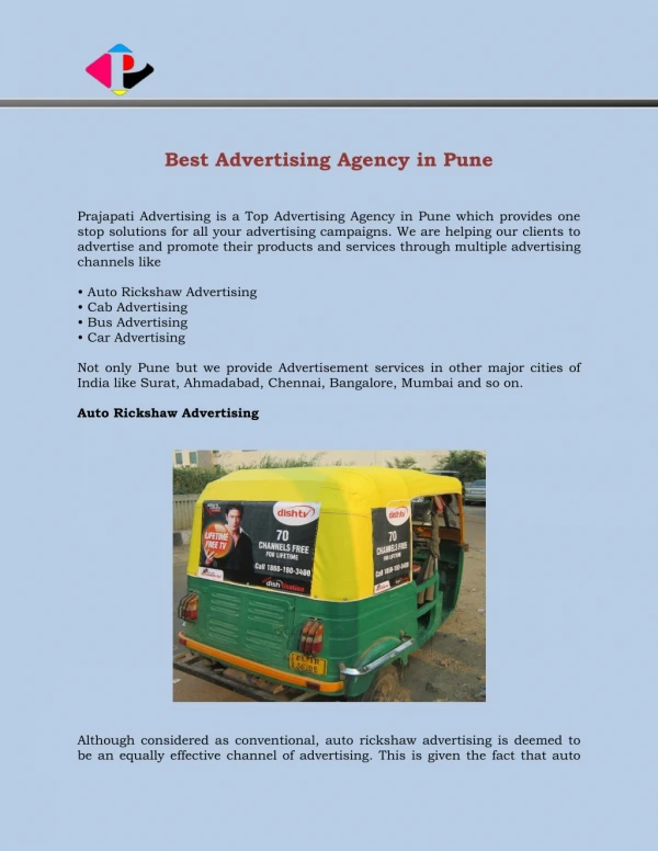 Best Advertising Agency in Pune