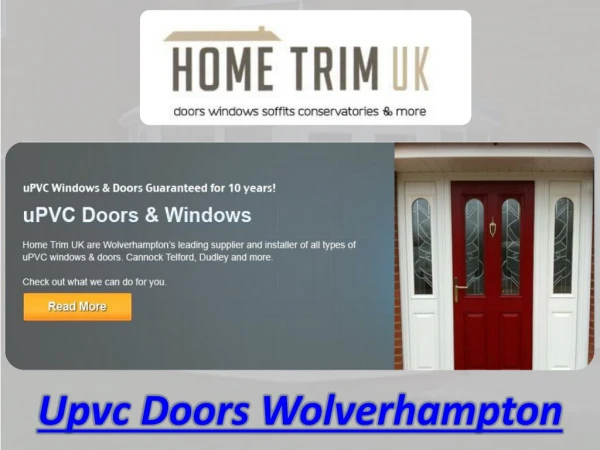Upvc Doors Wolverhampton