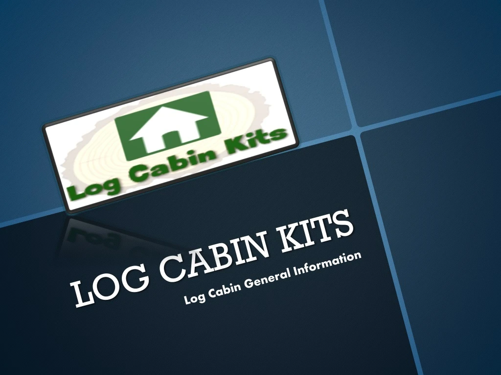 log cabin kits