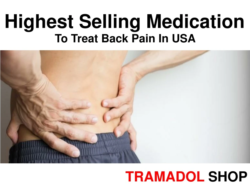 highest selling medication to treat back pain
