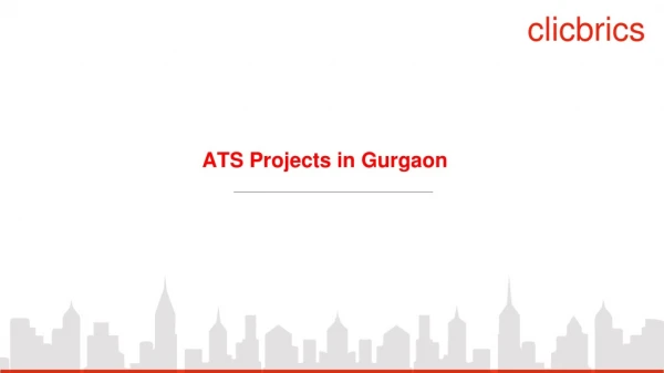 ATS Projects In Gurgaon | ATS Projects Downlaod Brochure