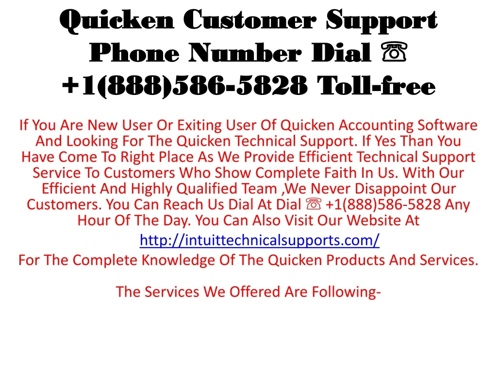quicken customer support quicken customer support