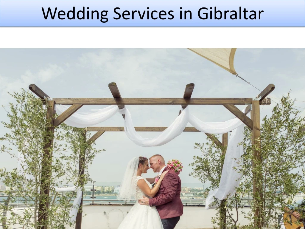 wedding services in gibraltar