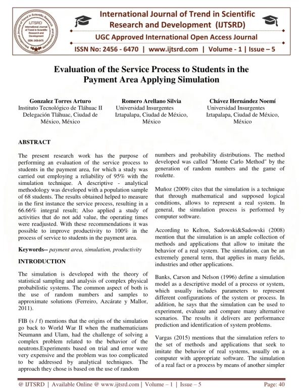 international journal of trend in scientific