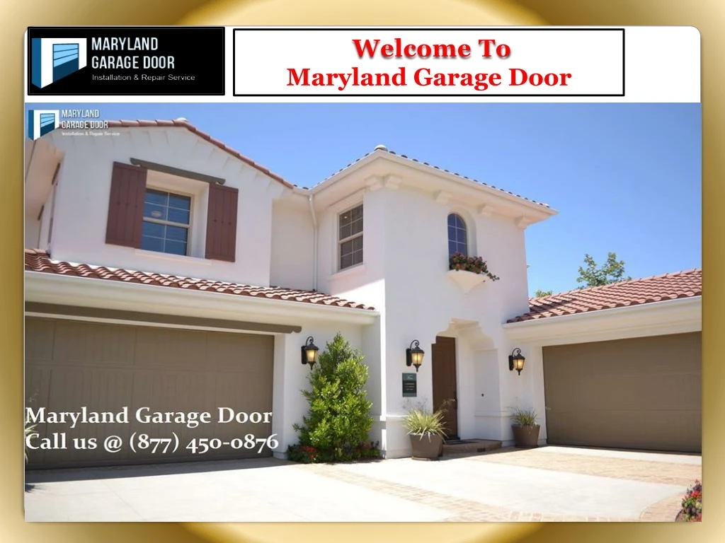 welcome to maryland garage door