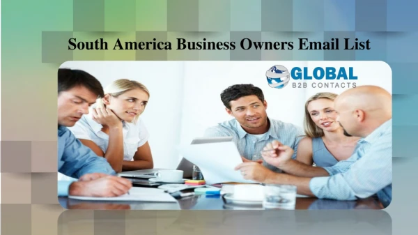 South America Business Owners Email List