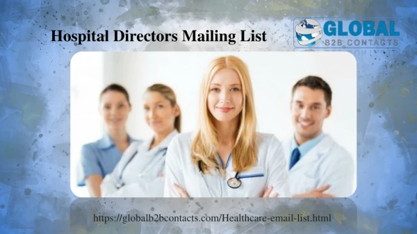 Hospital Directors Mailing List