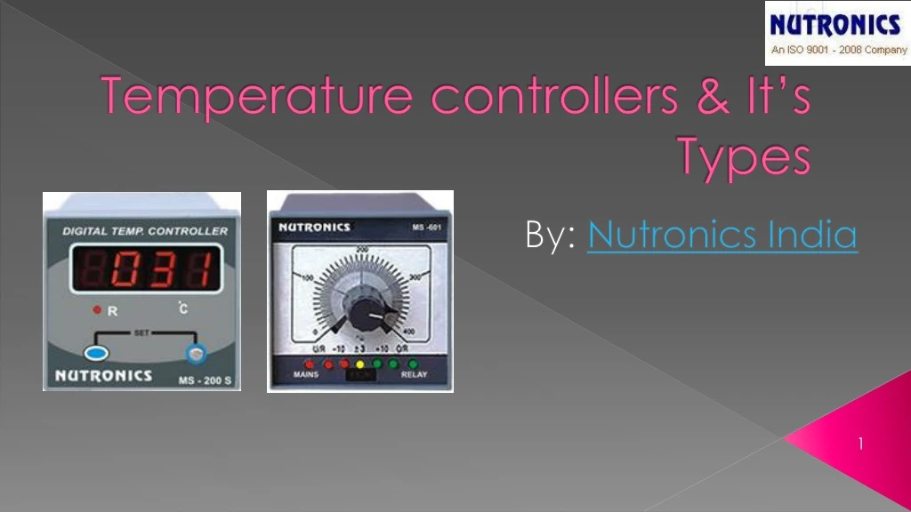 temperature controllers it s types