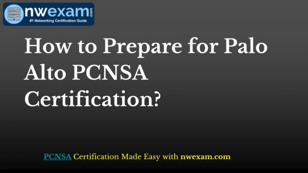 Sample Question- Palo Alto PCNSA Certification Exam