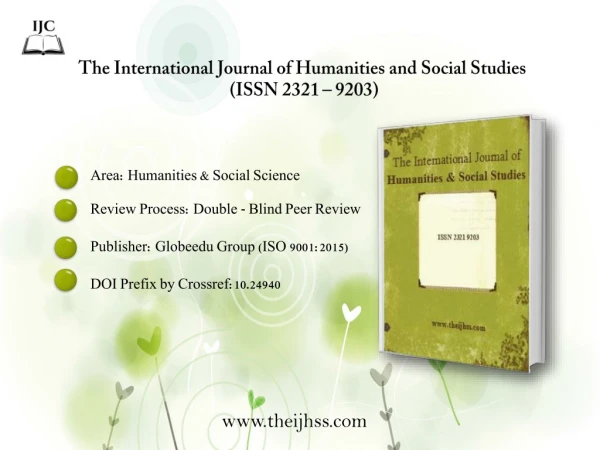 The International Journal of Humanities and Social Studies