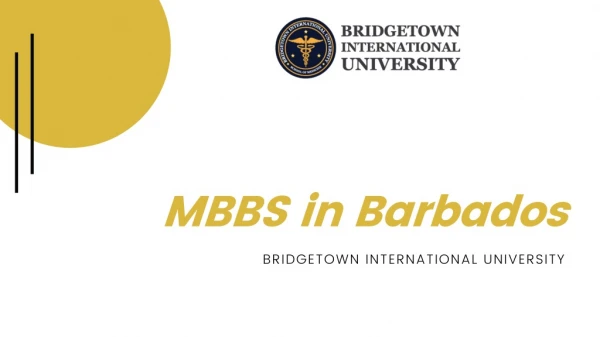 MBBS in Barbados