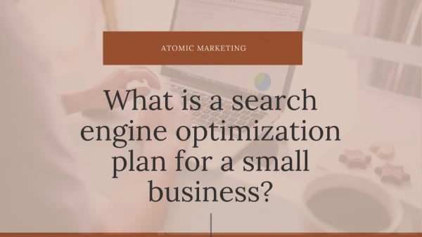 What is a search engine optimization plan for a small business