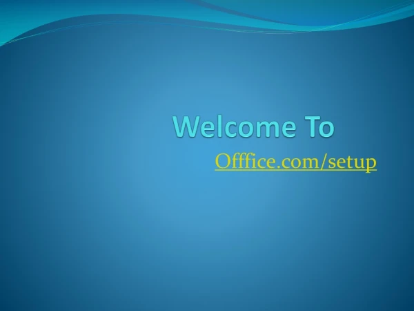 Download and Install Office Setup