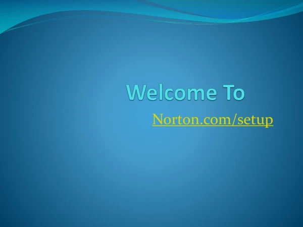 Download Norton Setup Key