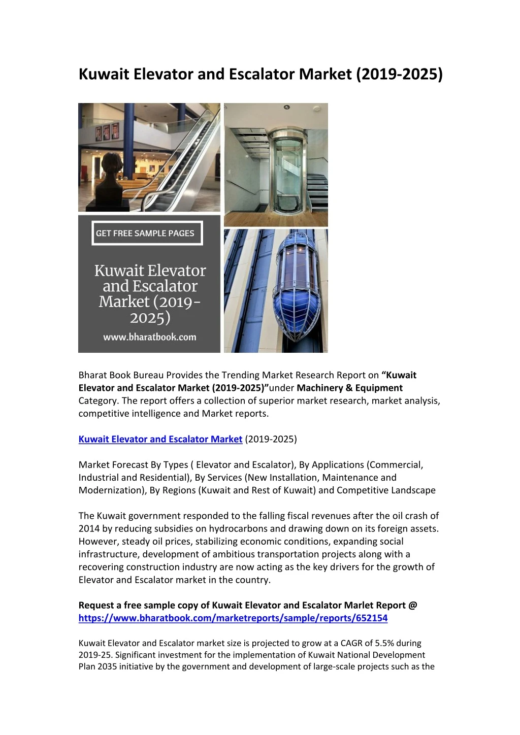 kuwait elevator and escalator market 2019 2025
