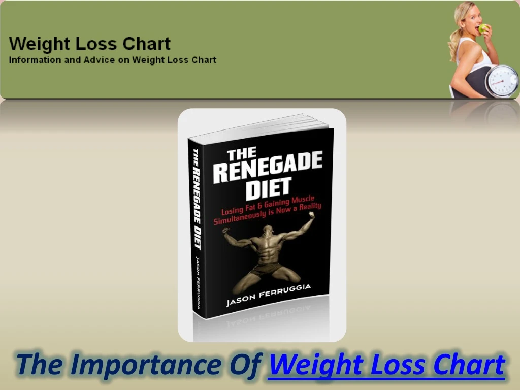 the importance of weight loss chart
