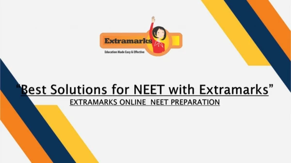 Best Solutions for NEET with Extramarks