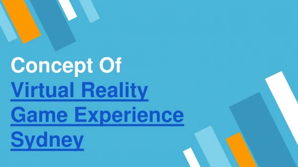 Concept Of Virtual Reality Game Experience Sydney