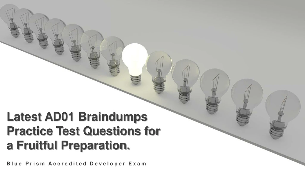 latest ad01 braindumps practice test questions