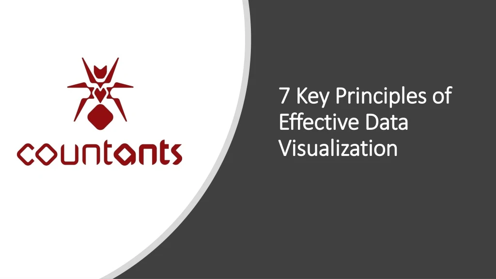 7 key principles of effective data visualization