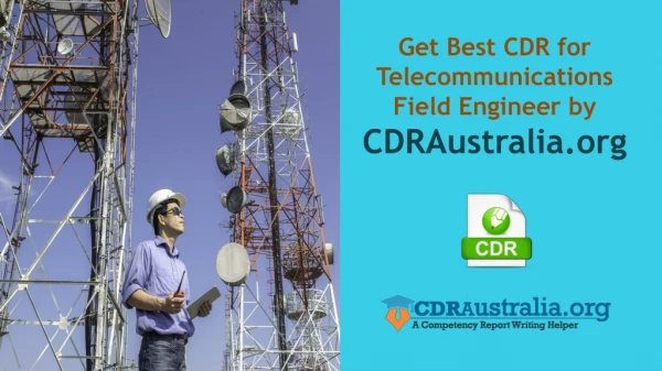 CDR for Telecommunications Field Engineer by CDRAustralia.org